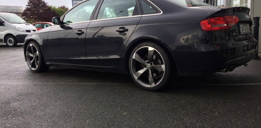 Cobra suspension lowering springs supplied and fitted to this 2014 Audi A4