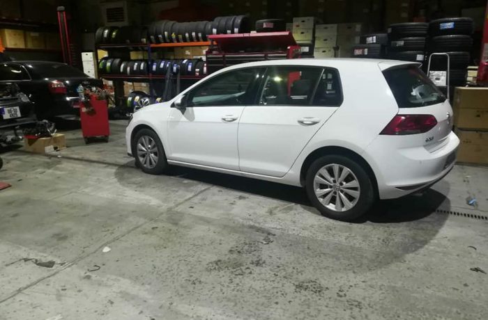 18″ Club sport Wheels & Tyres Fitted On Golf Mk7