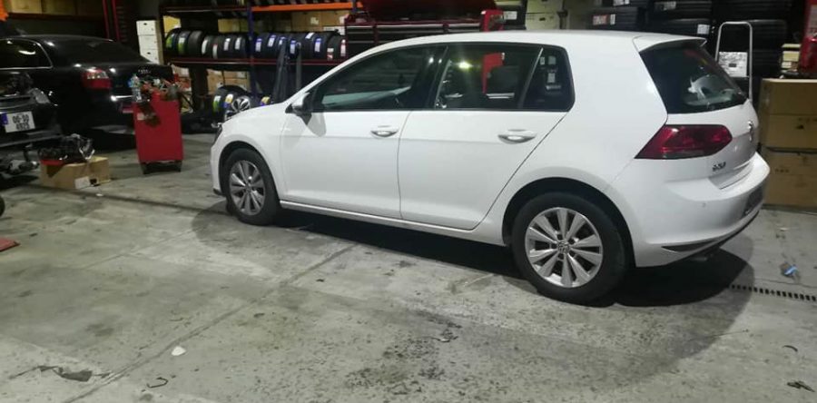 18″ Club sport Wheels & Tyres Fitted On Golf Mk7