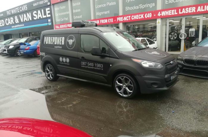 Ford ST Wheels And Tyres Fitted On Transit Connect