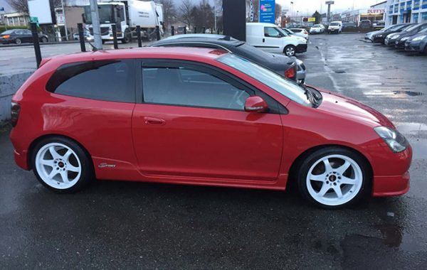JR Racing Wheels Fitted On EP Civic