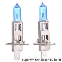 Super White Halogen Bulbs H1