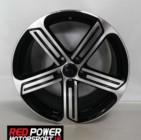 Red R Line With R 32 Rims 17'' & 18'' R-Line Style Wheel 5x112 - RED POWER MOTORSPORT