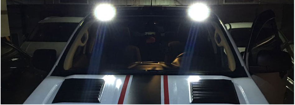 Ford Ranger LED Roof Light RED POWER MOTORSPORT