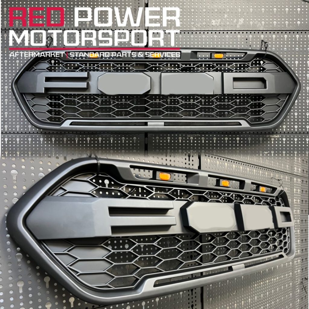 Transit Custom Raptor Paint Ford Transit Custom 2018+ Raptor Style Grille With LED Lights - RED ...